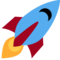 Rocket emoji on Twitter